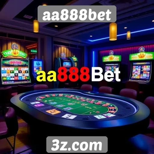 aa888bet oferece variedade em jogos de cassino online